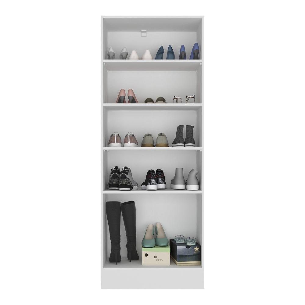 Sapateira 1 Porta Com Espelho Jade Plus Multimóveis V6007 Branca Branco - 3