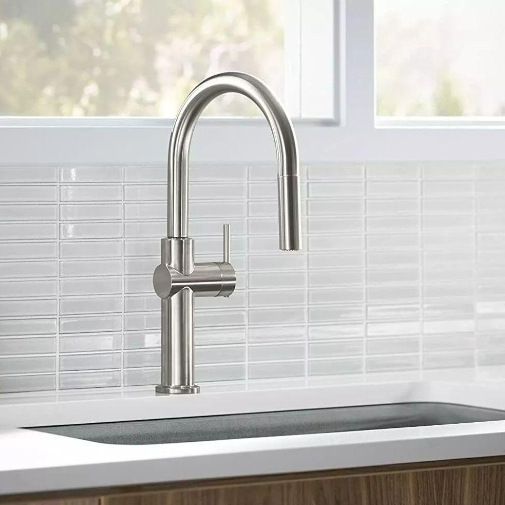 Misturador Monocomando Kohler Crue Bica Alta Com Bico Extensível 22972br Vibrant - 2