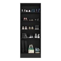 Sapateira 1 Porta Jade Multimóveis V6005 Preta Preto - 3