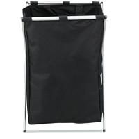 Cesto Roupa Suja Cromado Desmontavel Organizador Lavanderia Multiuso Banheiro Guarda Tudo Compacto - 2