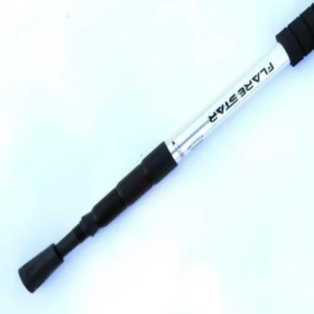 Bengala Ajustável Led Bastão Lanterna Caminhada Cajado Retratil Alumínio Trilha Peregrinacao - 5