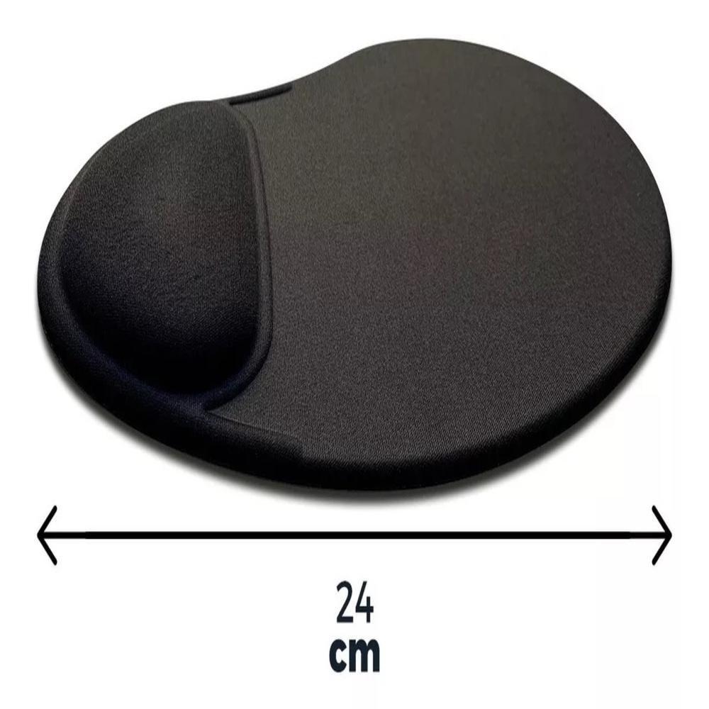 Mousepad Ergonomico Com Suporte Pulso Mouse Pad Gel Descanso Neoprene Home Office Escritorio - 3