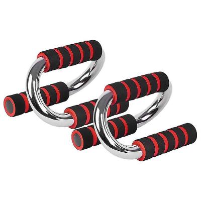 Suporte Flexao Apoio Chao Barra Treino Ombro Triceps Peito Abdomen Prancha Academia Em Casa Aparelho
