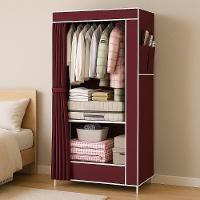 Cabideiro Organizador Roupas Sapatos Brinquedo Roupa Cama Com 1 Prateleira Multiuso Portatil Luxo - 2