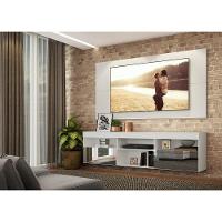 Rack Suspenso Com Espelho E Painel Para Tv Até 65´´ Flórida Fg3322 Branco - 8