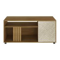 Rack Tv 42" Com 1 Porta Multimóveis Cr45114 Natural/Palha - 2