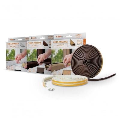 Veda Frestas Pequenas Marrom Adesivo 2 Mm 6 M Comfort Door