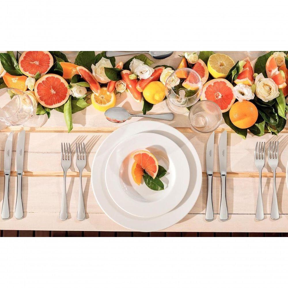 Conjunto De Pratos Raso Tramontina Maria Augusta Em Porcelana 27cm 6 Peças - 2