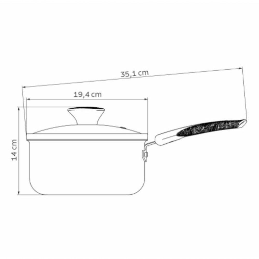 Panela Tramontina Lyf 18cm Em Alumínio E Revestimento Antiaderente Verde Natureza - 5
