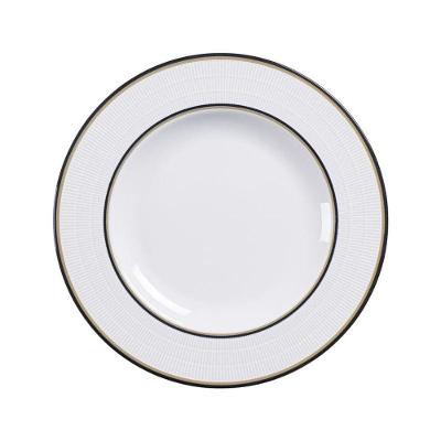 Prato Sobremesa Tramontina Sienna 21cm Em Porcelana Decorada