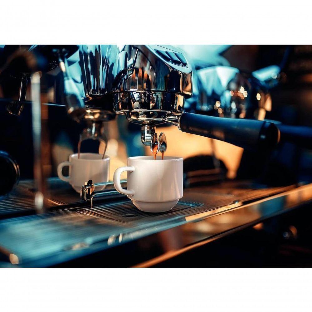 Conjunto Xícara E Pires De Café Tramontina Paola Em Porcelana 100ml 2 Peças - 2