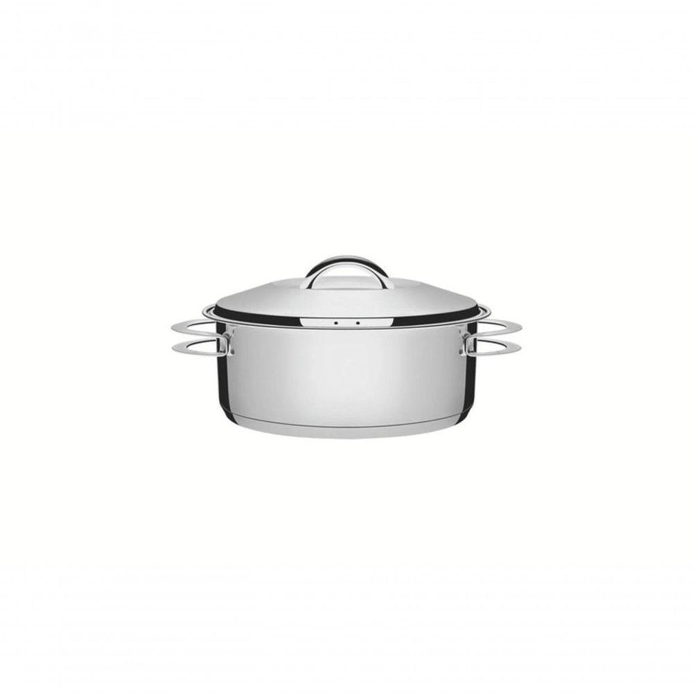 Caçarola Rasa Tramontina Solar 16cm Em Aço Inox - 1