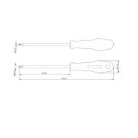 Chave De Fenda Tramontina Master Yellow 1/4x8" Com Ponta Cruzada - 3