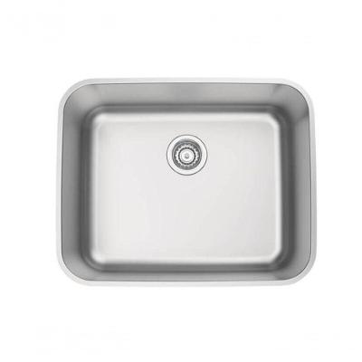 Cuba De Embutir Tramontina Dora 50 Bl R6 Em Inox Acabamento Escovado Com Válvula 50x40 Cm