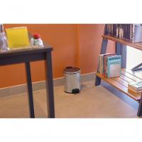 Lixeira Com Pedal Tramontina Loop Aço Inox Polido E Balde Interno 3 L - 2