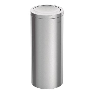 Lixeira Inox Tramontina Swing Com Acabamento Acetinado E Tampa Basculante 30 Litros