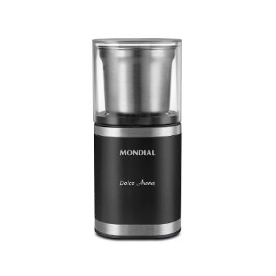 Moedor de Café Elétrico Dolce Arome MCF-01-BI com Trava de Segurança Preto 180W 220V Mondial