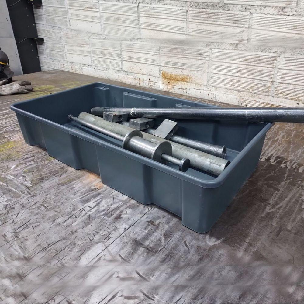 Caixa Organizadora Plástico 32 Litros Cinza Presto Multiuso Reforçada Polipropileno Empilhável - 5