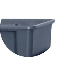 Caixa Organizadora Plástico 32 Litros Cinza Presto Multiuso Reforçada Polipropileno Empilhável