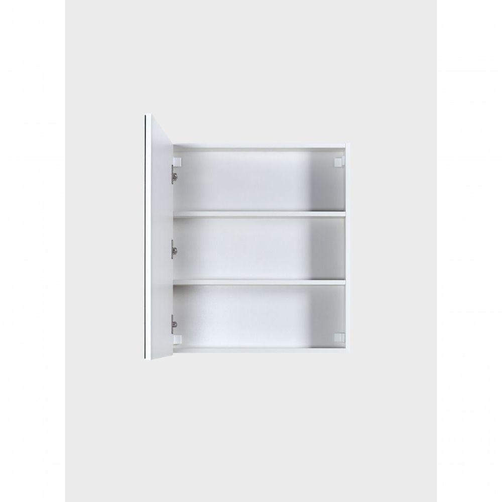 Armário Para Banheiro Com Espelho 60cm Mdf Branco - On Móveis - 4