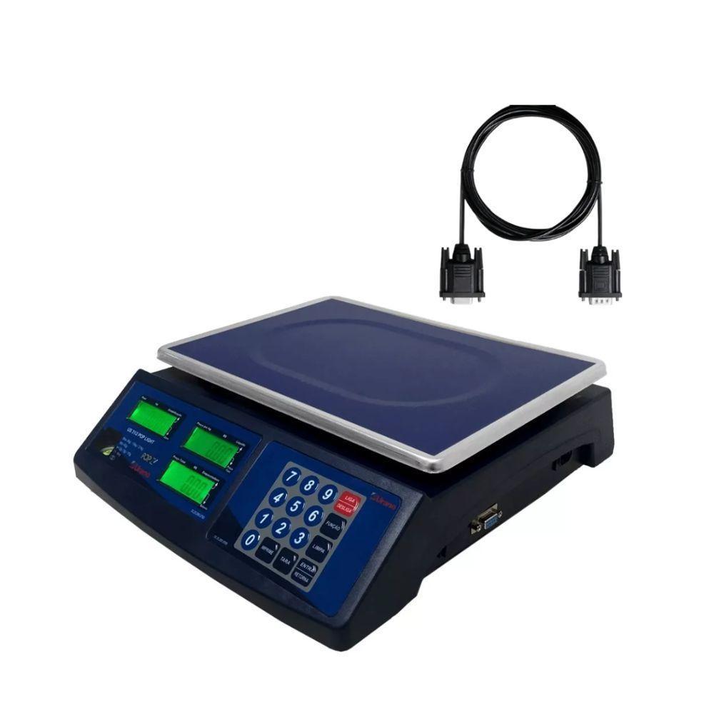 Balança Computadora Urano Pop-z New 31kg + Cabo Serial Rs-232 - 1