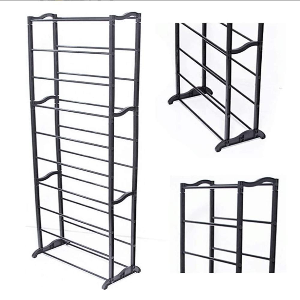 Sapateira 30 Pares Vertical Desmontavel Organizador De Calçados 60 Sapatos Com 10 Prateleiras Kangur - 4