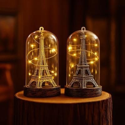 Luminaria Torre Eiffel Abajur Led Mesa Paris Miniatura Quarto Sala Luz Noturna Enfeite Decoraçao Casa