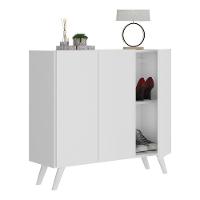 Sapateira Retrô 3 Portas Nina Mp6018 Branca - 6
