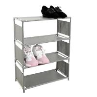 Sapateira Estante Organizador Multiuso 4 Prateleiras Tenis Brinquedos Roupas Porta Treca Lavanderia Quarto Sala - 3