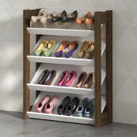 Sapateira Multimóveis Cr35006 Branco/Nogal - 1