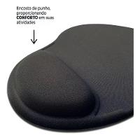 Mousepad Ergonomico Com Suporte Pulso Mouse Pad Gel Descanso Neoprene Home Office Escritorio - 2