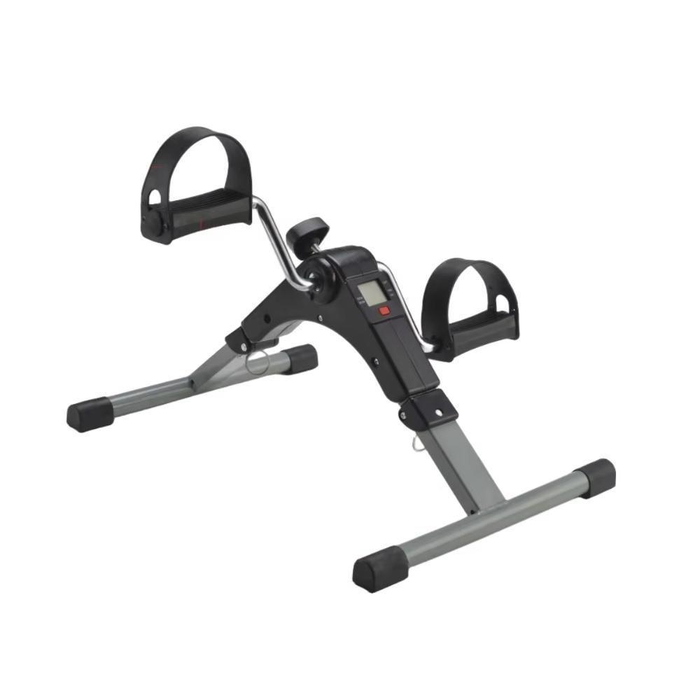 Mini Bicicleta Fisioterapia Ergometrica Bike Lcd Simulador Pedal Dobravel Fitness Perna E Braco Com Ciclo Computador Por - 5