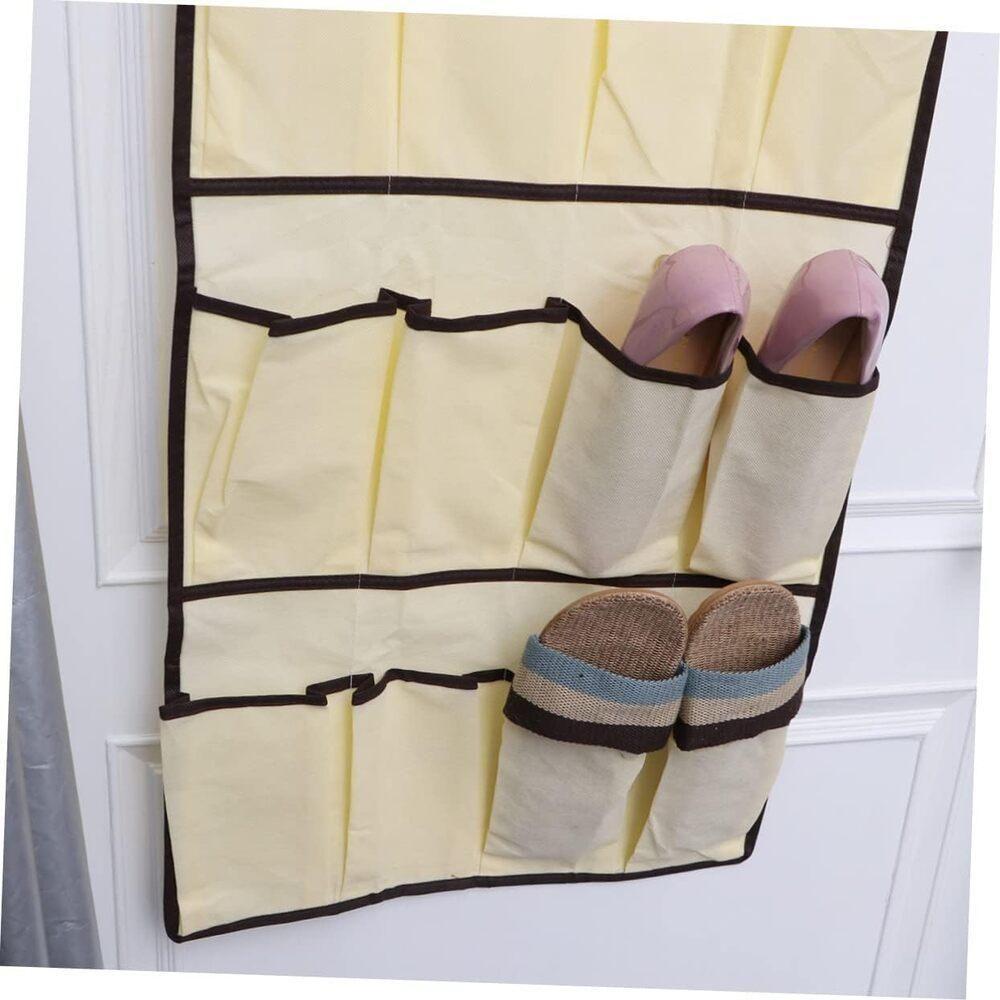 Sapateira Porta E Parede 20 Sapatos Divisorias Organizador Vertical Gigante Com Capacidade 10 Pares Dobravel Closets - 6