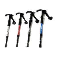 Bengala Retratil Bastao Idoso Caminhada Trilha Ajustavel Aluminio 110cm Multifuncional Escalada Pratica - 1