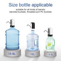 Bebedouro Bomba Eletrica Para Galao Garrafao De Agua 5 10 20 Litros Recarregavel Sem Fio Dispenser Automatico Suco Refri