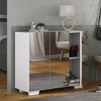 Sapateira Com Espelho 3 Portas Nina Multimóveis V6023 Branca Branco - 6