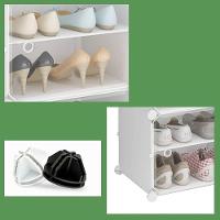 Sapateira Dupla Gigante Armario Modular Ajustavel Organizador 16 Prateleiras Porta Sapatos Brinquedos Roupas Grande 32 P - 5