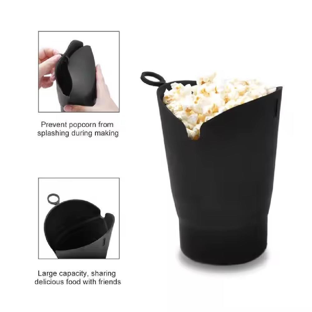 Pipoqueira Microondas Silicone Panela Multiuso Macarrao Arroz Balde Sem Oleo Retratil Premium - 6