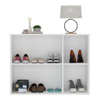 Sapateira 3 Portas Com Espelho Suspensa Nina Mp6021 Branca - 3