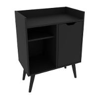 Adega Bar 60cm Com 1 Porta Multimóveis Cr50064 Preta Preto - 5