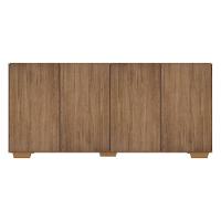 Aparador Buffet 4 Portas com Pés Quadrados Rustic/natural - 5