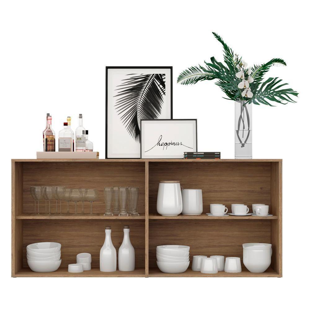 Aparador Buffet 4 Portas com Espelho Vegas Rustic - 6