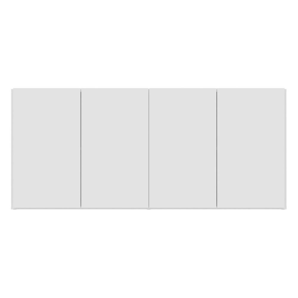 Aparador Buffet 4 Portas Suspenso Veneza Multimóveis Branco - 6