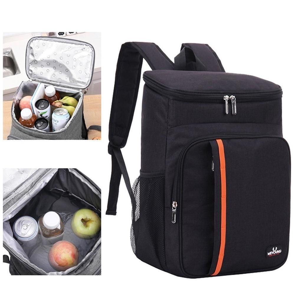Mochila Termica Bolsa Cooler Grande Freezer Sacola 18 Litros Caixa Vinho Cerveja Impermeavel Praia Camping Esportes Tril - 2