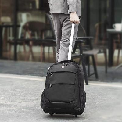 Mochila De Rodinhas Notebook Escolar Masculina Alca Costas Grande Reforcada Mala Bordo Executiva Laptop Viagem