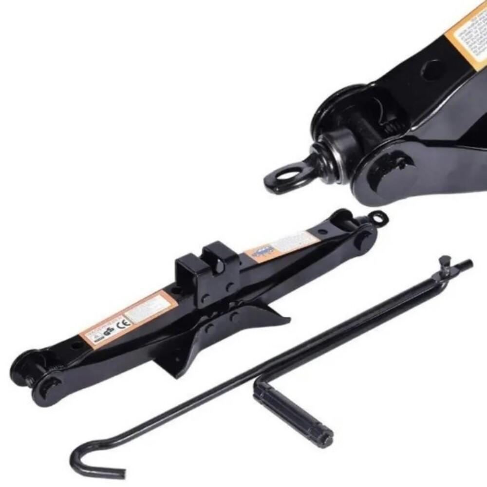 Macaco Sanfona 1000kg Suporte Automotivo Pneus Universal Joelho Jacare Mecanico Manual 1 Toneladas - 2