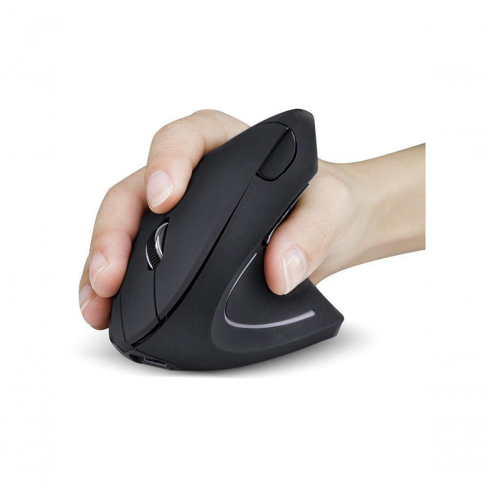 Mouse Sem Fio Recarregavel 2.4 Ghz Vertical Ergonomico - 2