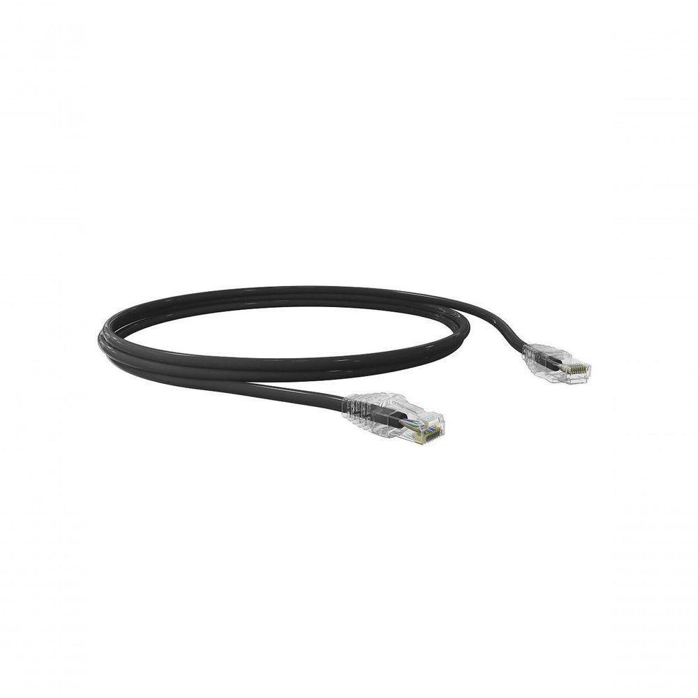 Patch Cord U-utp Cat.5e Cmx T568a-b 2.5 Metro Preto 35104008 - 1