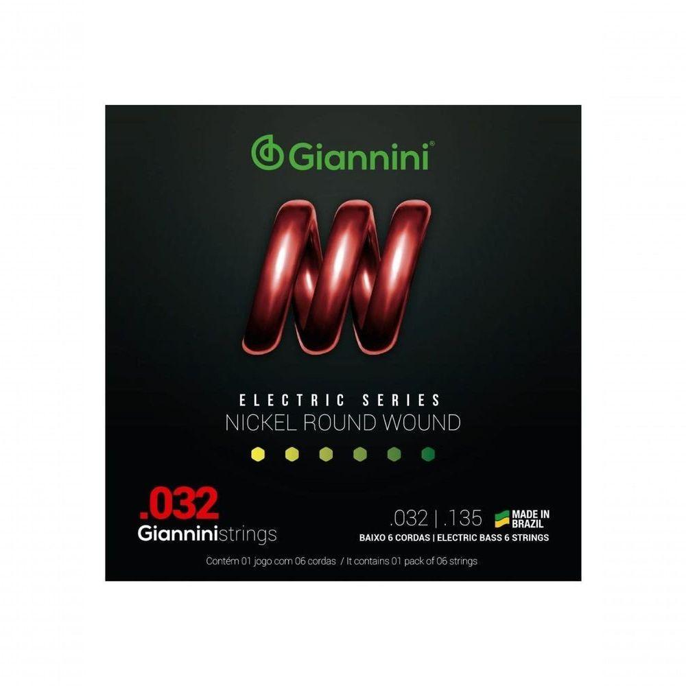 Corda Giannini Para Contrabaixo Geebrs 6 0.032 Pesado - 1