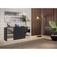 Aparador Buffet com Espelho Vegas Multimóveis Preto - 2